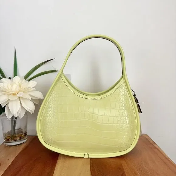 NWT Coach Ergo Bag In Croc Embossed Coachtopia Leather - Picture 1 of 8